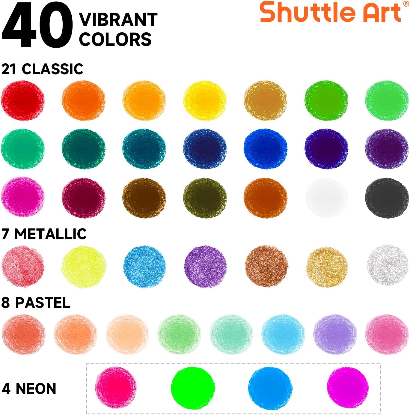 Tempera Paint Sticks, 40 Colors Solid Tempera Paint for Kids, Super Quick Drying, Works Great on Paper Wood Glass Ceramic Canvas - view 2