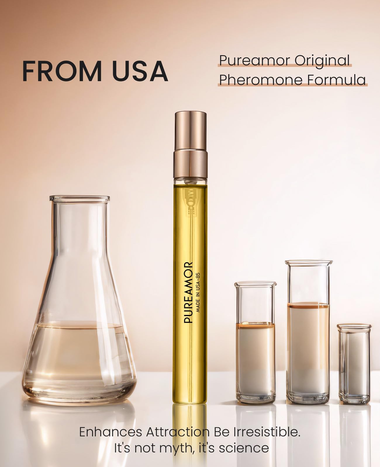 Pheromones Perfumes for Women, No. 54 Vanilla Cream Scent, Vanilla Perfume Oil, Advanced Fragrance Perfume for Woman, 0.34fl./10ml Gourmand Parfum, Travel Size Perfumes for Women,Made in USA - view 3