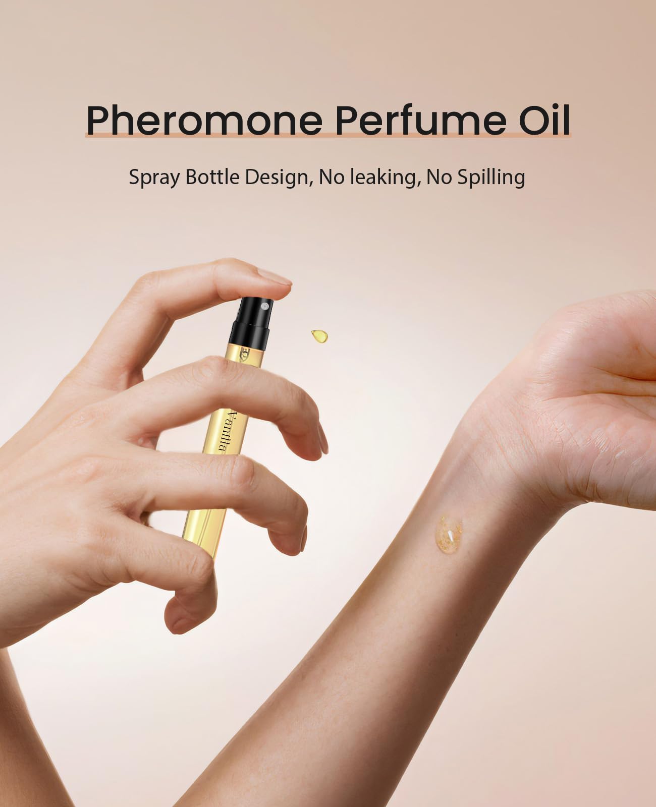Pheromones Perfumes for Women, No. 54 Vanilla Cream Scent, Vanilla Perfume Oil, Advanced Fragrance Perfume for Woman, 0.34fl./10ml Gourmand Parfum, Travel Size Perfumes for Women,Made in USA - view 6